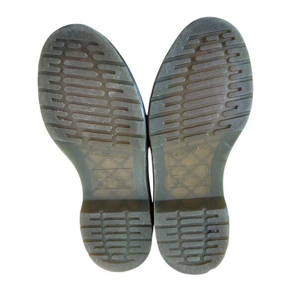 DR. MARTENS AirWair Unisex Vegan Black Oxford Shoes Air Cushion Men 7 Women 8 - Picture 11 of 13